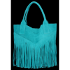 Dámská kabelka shopper bag Vittoria Gotti tyrkysová VPOS9